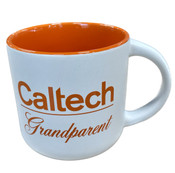 white Caltech Grandparent mug
